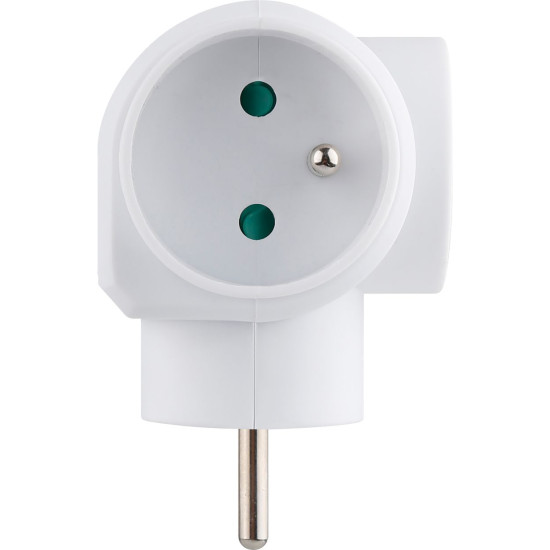 Розетка Strend Pro, белая, 3x 16 А