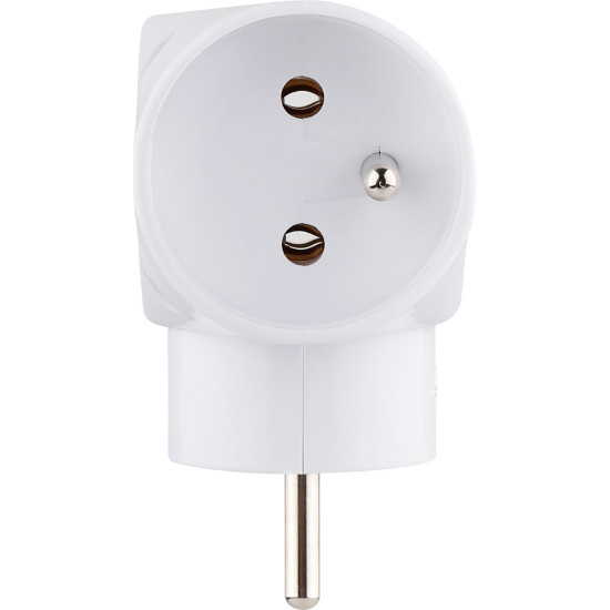 Розетка Strend Pro,  белая, 2x 16 А + 1x 2,5 А