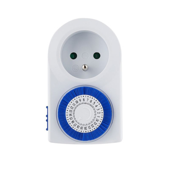 Таймер Strend Pro, механическая розетка с выключателем, 220-240 В, макс. 3500 Вт