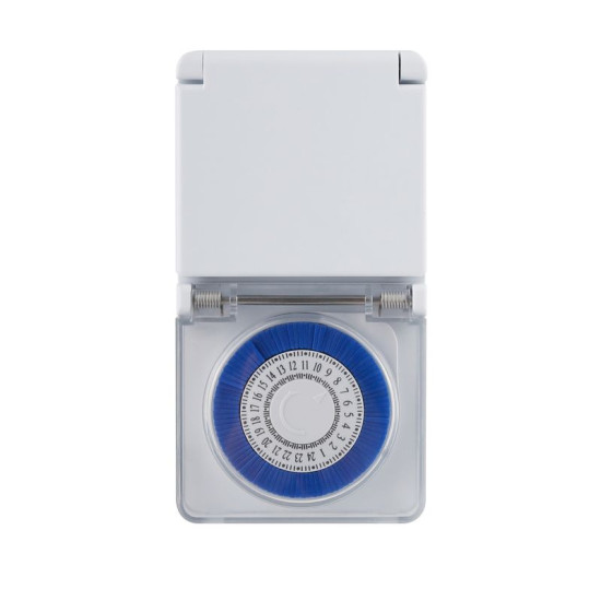 Таймер Strend Pro, механическая розетка с выключателем, 220-240 В, макс. 3500 Вт