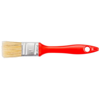 Paint brush Brisk 1,0" flat, Red.hand (PVC handle) Paint brush Brisk 1,0" flat, Red.hand (PVC handle)