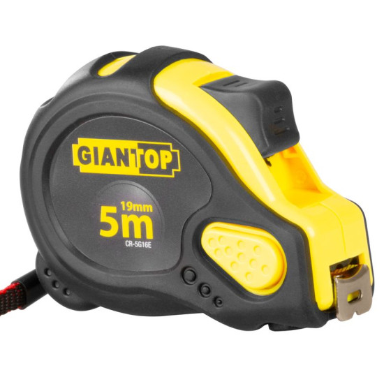 Steel measuring tape GIANT CR-G16 CE, 5 m, roll-up, rubber
