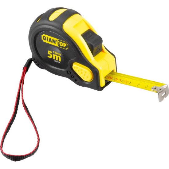 Steel measuring tape GIANT CR-G16 CE, 5 m, roll-up, rubber