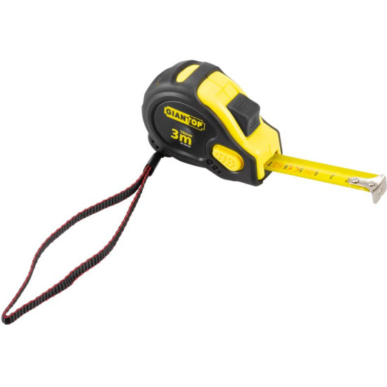 Steel measuring tape GIANT CR-G16 CE, 3 m, roll-up, rubber