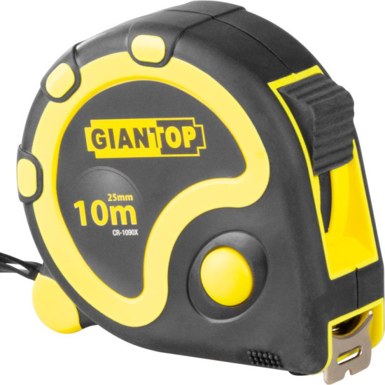 Рулетка  GIANT CR-90X CE, 10 м, резиновый корпус