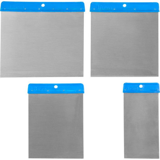 Japan scraper set  50 - 80 - 100 - 120 mm Strend Pro, inox