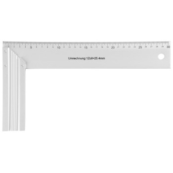 Столярный винкель, угольник,  300 мм Strend рro, алюминий, угольник