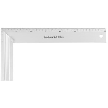 Столярный винкель, угольник,  350 мм Strend рro, алюминий