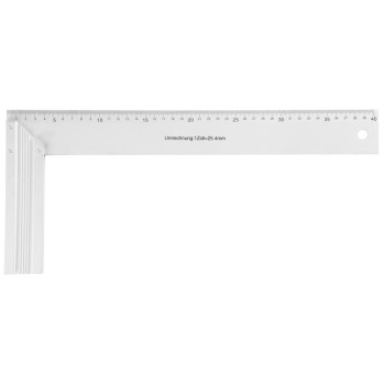 Столярный винкель, угольник,  400 мм Strend рro, алюминий, угольник