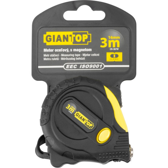 Рулетка  GIANT CR-87CE, 3 м, 16 мм, магнит