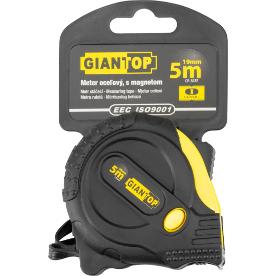 Mērlenta GIANT CR-87 CE, 5 m, 19 mm, ar magnētu Mērlenta GIANT CR-87 CE, 5 m, 19 mm, ar magnētu