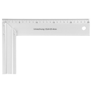 Столярный винкель, угольник,  250 мм Strend Pro, алюминий