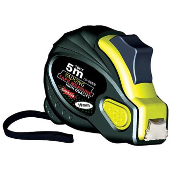 Measuring tape Work Tiger 10,0m, 25mm, Autostop, rubbered, magnetic, roll-up