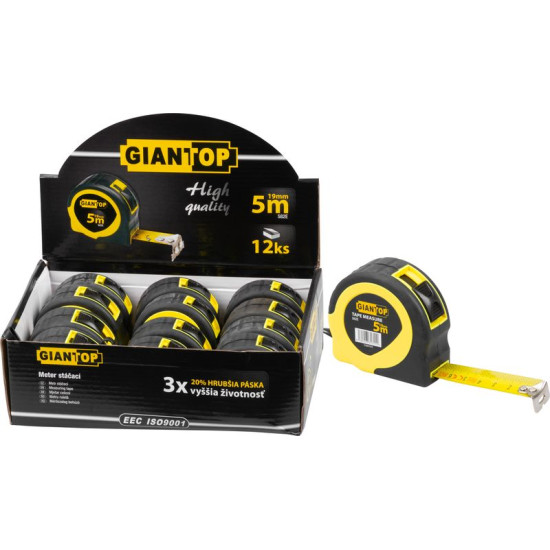 Mērlenta GIANT CR-82 CE, 5 m, 19 mm, Sellbox12 Mērlenta GIANT CR-82 CE, 5 m, 19 mm, Sellbox12