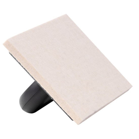 Trowel Strend Pro, 250x130x08 mm, ABS, felt white