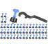 Leveling set Strend Pro LS205, 1 pc key, 50 pcs T spacers, 50 pcs hats