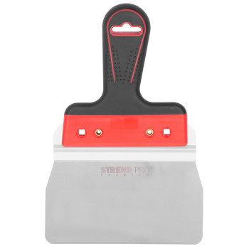 Strend Pro Premium trowel, Inox, stainless steel, masonry, 170 mm, rounded edges