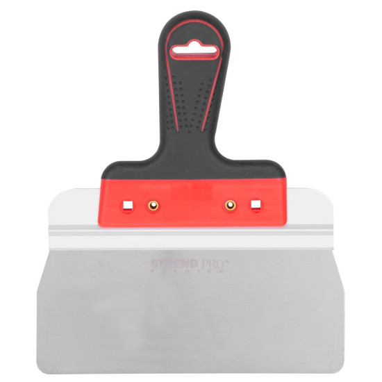 Strend Pro Premium trowel, Inox, stainless steel, masonry, 220 mm, rounded edges