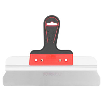 Strend Pro Premium trowel, Inox, stainless steel, masonry, 300 mm, rounded edges