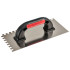 Trowel Strend Pro Premium, EXC RED-Black, U-plastic. handle, 270x130 mm, e4 mm, 0.7 mm, stainless steel
