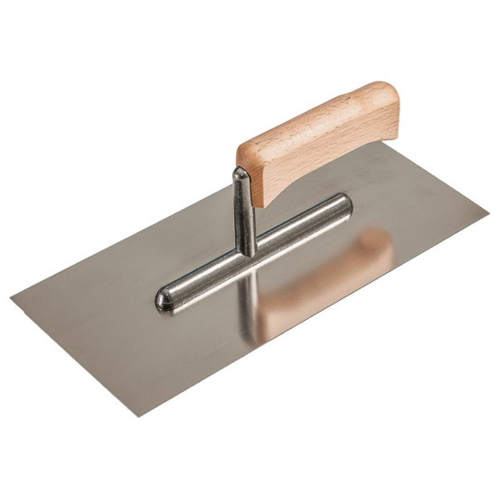 Rīvdēlis  ar koka rokturi, 270x130 mm, e07 mm, nerūsējošais tērauds, Strend Pro Premium