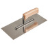 Strend Pro Premium trowel, HardWood, wooden handle, 270x130 mm, straight, 0.7 mm, stainless steel