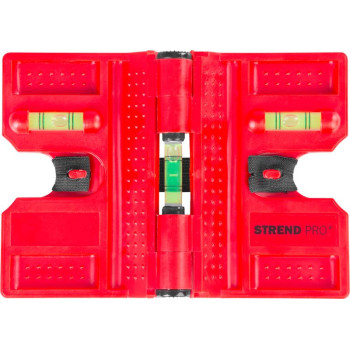 Уровень спиртовой Strend Pro FSB-12, 135 мм, угловой, для столбов, с магнитом