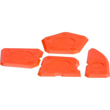 Set of Strend Pro squeegees, for silicone and putty, 4 pcs