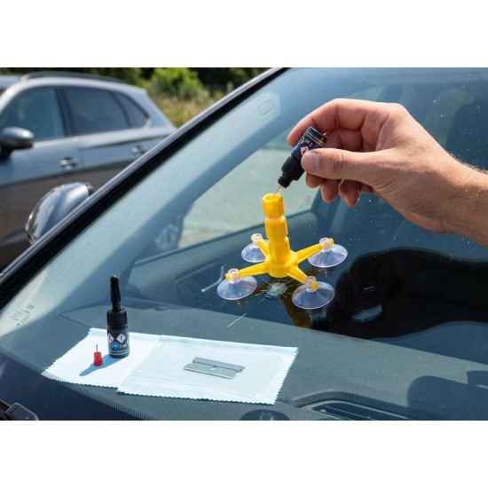 Набор Strend Pro для ремонта лобового стекла, RepairKit, 11 предметов