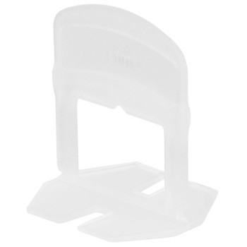 Tile spacer Strend Pro LS230T, under tile, 1 mm, pack. 300 pcs, transparent plastic