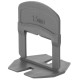 Tile spacer Strend Pro LS230T, under tile, 1.5 mm, pack. 300 pcs, grey plastic