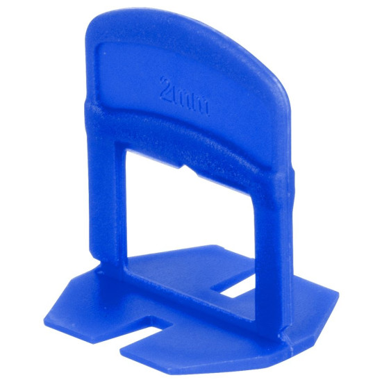 Tile spacer Strend Pro LS230T, under tile, 2 mm, pack. 300 pcs, blue plastic