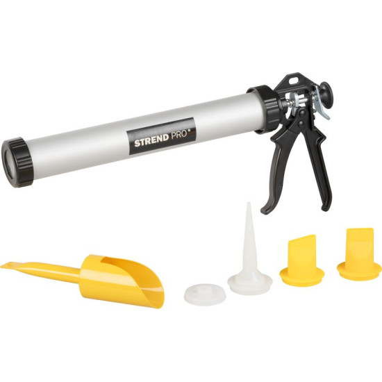 Strend Pro set, пистолет под давлением с насадками, 600 мл, набор из 6 предметов Strend Pro set, пистолет под давлением с насадками, 600 мл, набор из 6 предметов