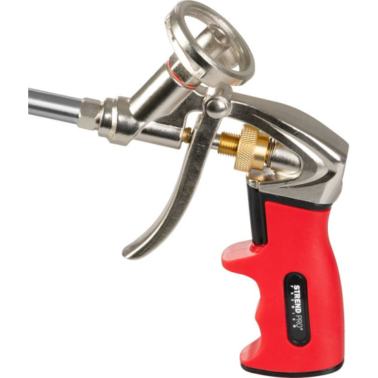 Gun Strend Pro JWF-F101A, Alu, Cr, 190 mm, for mounting PUR foam Gun Strend Pro JWF-F101A, Alu, Cr, 190 mm, for mounting PUR foam