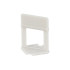 Spacer XL Strend Pro, izlīdzinājums, flīzēm, 1.0 mm, 13-22 mm, iepakojums 100 gab., plastmasa, pelēks