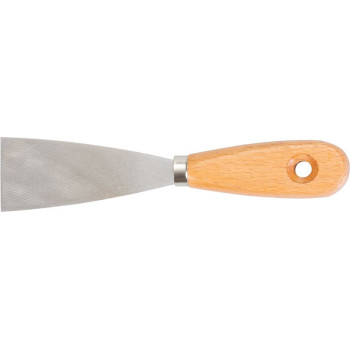 Putty knives 040mm Strend Pro, steel, wooden handle