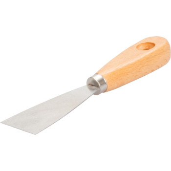 Putty knives 040mm Strend Pro, steel, wooden handle