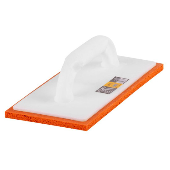Trowel with sponge 280x140x10mm Strend Pro, PVC handle, orange sponge