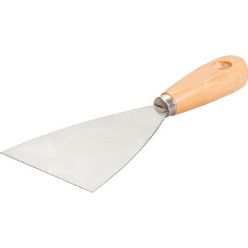 Putty knives 090mm Strend Pro, steel, wooden handle