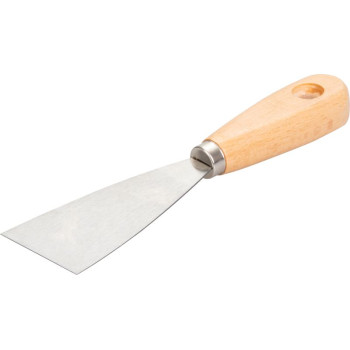 Putty knives 050mm Strend Pro, steel, wooden handle