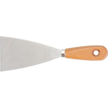 Putty knives 070mm Strend Pro, steel, wooden handle
