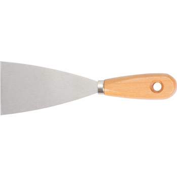 Putty knives 060mm Strend Pro, steel, wooden handle