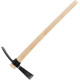 Pick axe Fireman, hoe/pick axe, wooden handle
