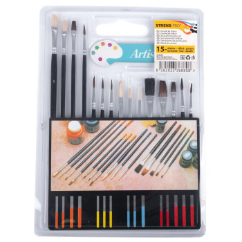 Paint brush set 15 pcs