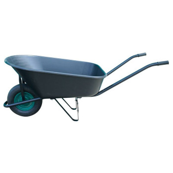 Ķerra Greenlawn Nero 140 lit., plastmasa, dārzs, melns, (izjaukts)
