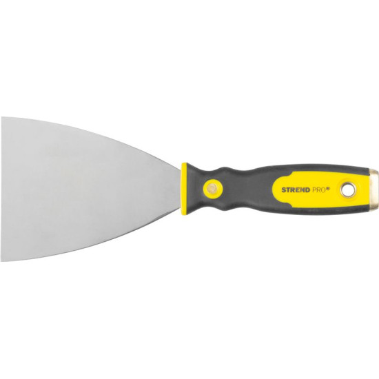 Stainless scraper 90mm Strend Pro, PVC handle PROFI