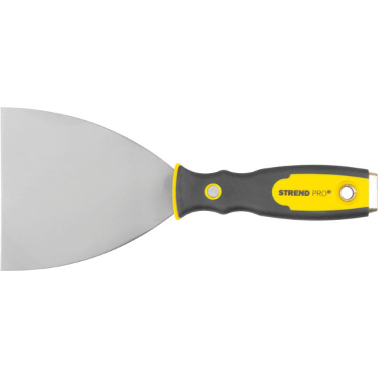 Stainless scraper 100mm Strend Pro, PVC handle PROFI