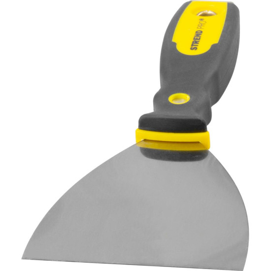 Stainless scraper 100mm Strend Pro, PVC handle PROFI