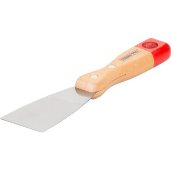 Putty knives  050mm Strend Pro, steel, wooden handle