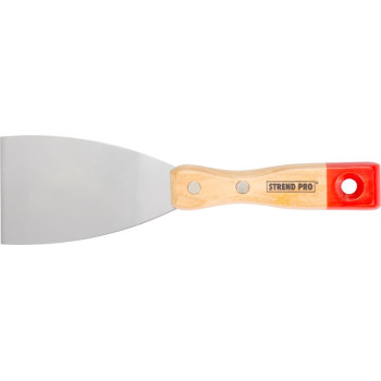 Putty knives  060mm Strend Pro, steel, wooden handle